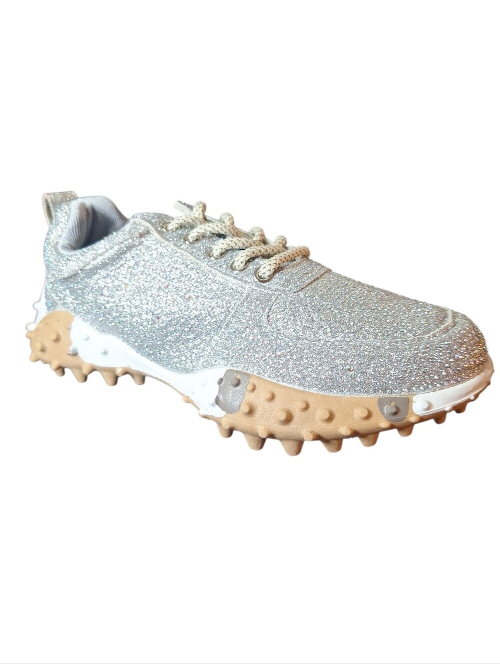 NIB Taxi Rhinestone Glitter Sneakers